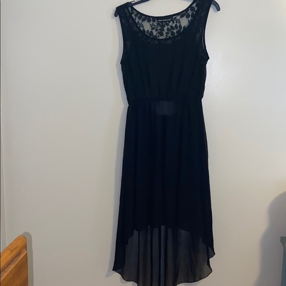 🌟 3 for $10! 
Black high low dress